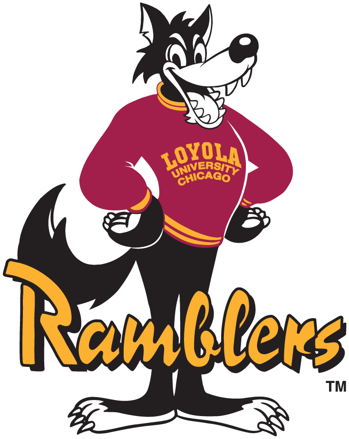 Loyola Ramblers 1994-2000 Secondary Logo diy DTF decal sticker